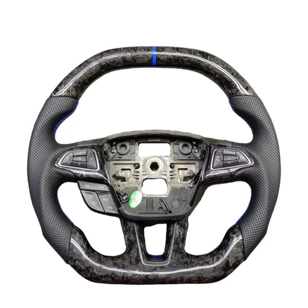 FORD FOCUS MK3 GENUINE CARBON FIBRE CUSTOM STEERING WHEEL