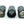 Load image into Gallery viewer, BMW M2C M3 M4 CARBON FIBRE M EXHAUST TIPS GLOSS BLACK X4