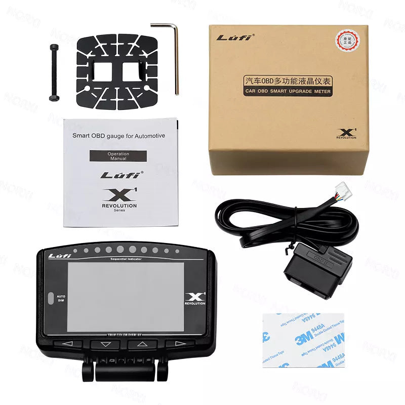 Lufi X1 OBD2 Digital Universal Gauge – Active Motorparts