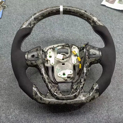 FORD FIESTA MK7 / 7.5 US SPEC GENUINE CARBON FIBRE CUSTOM STEERING WHEEL