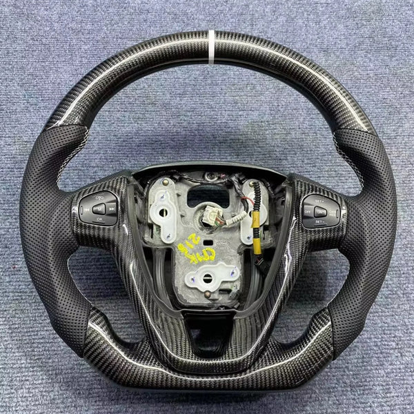 FORD FIESTA MK7 / 7.5 US SPEC GENUINE CARBON FIBRE CUSTOM STEERING WHEEL