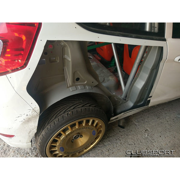 CLUBSPORT BY AUTOSPECIALISTS LIGHTWEIGHT COMPOSITE WIDE ARCH REAR QUARTER PANELS (PAIR) FOR FIESTA MK7 INCL. ST180