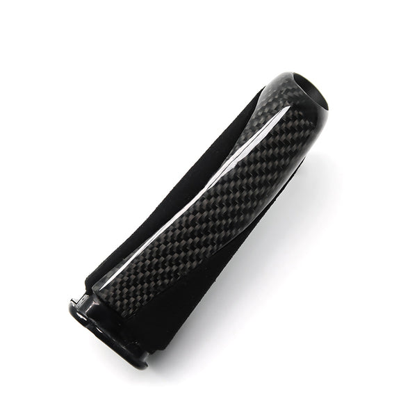 BMW F SERIES GlOSS CARBON FIBRE HAND BRAKE WITH ALCANTARA