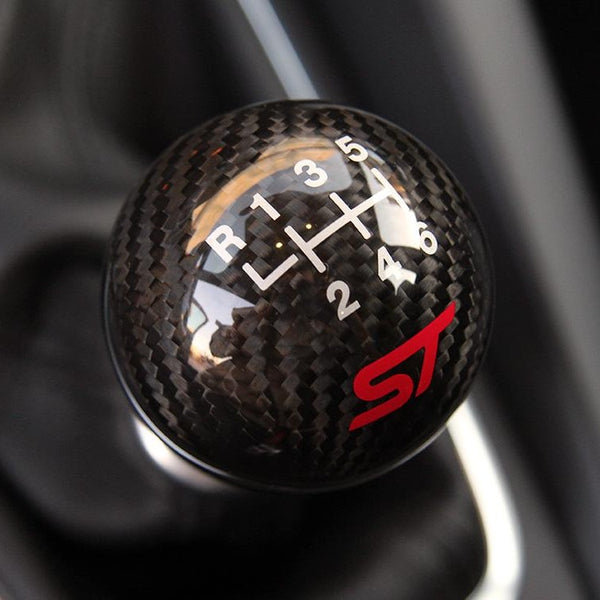 Genuine Carbon Fibre ST Logo Gear Knob